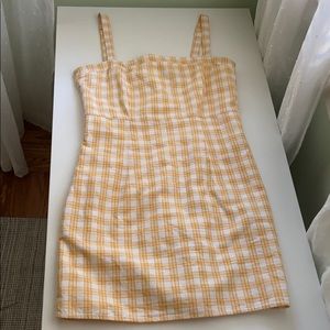Forever 21 Yellow Plaid Dress